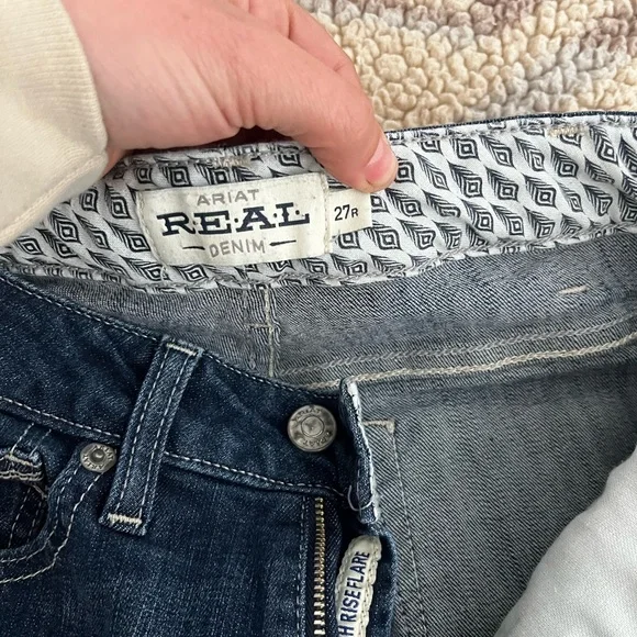 Ariat Highrise Flare 27R - Picture 3 of 3